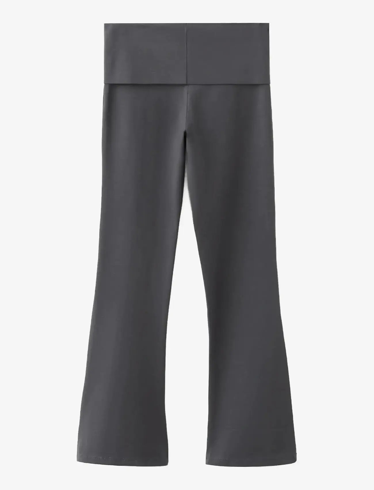 Mango - Flared leggings - trainingshosen - charcoal - 1