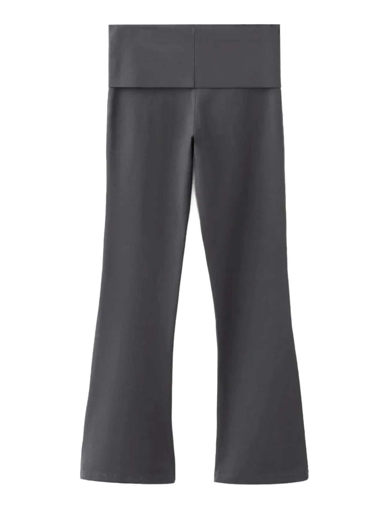Mango - Flared leggings - träningsbyxor - charcoal - 1