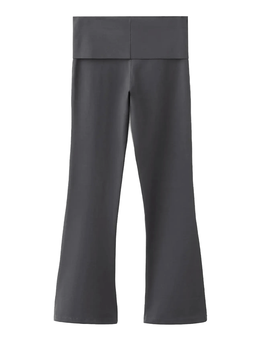 Mango - Flared leggings - joggingbukser - charcoal - 1