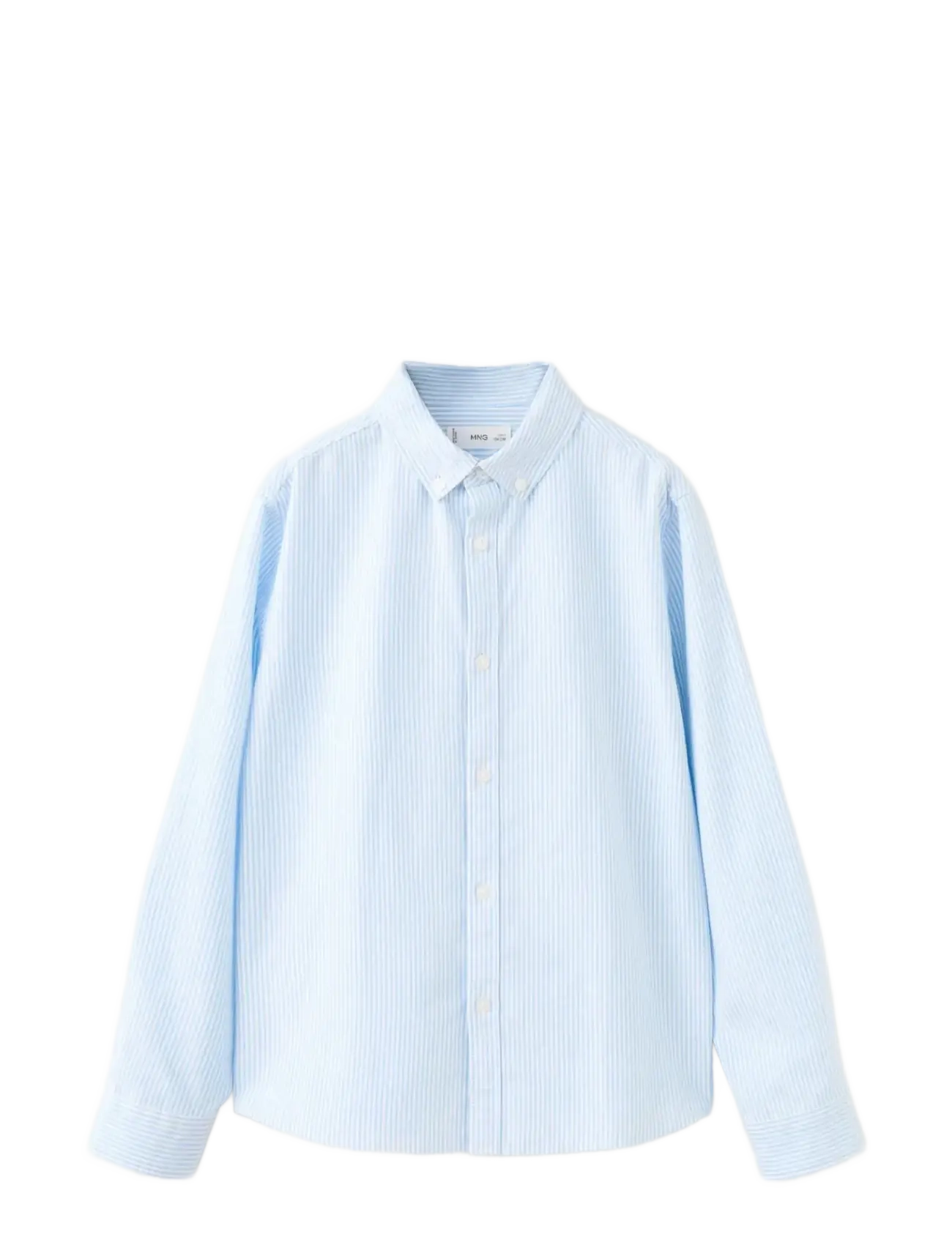 Mango Striped Oxford shirt - Skjorter - LT-PASTEL BLUE / blue