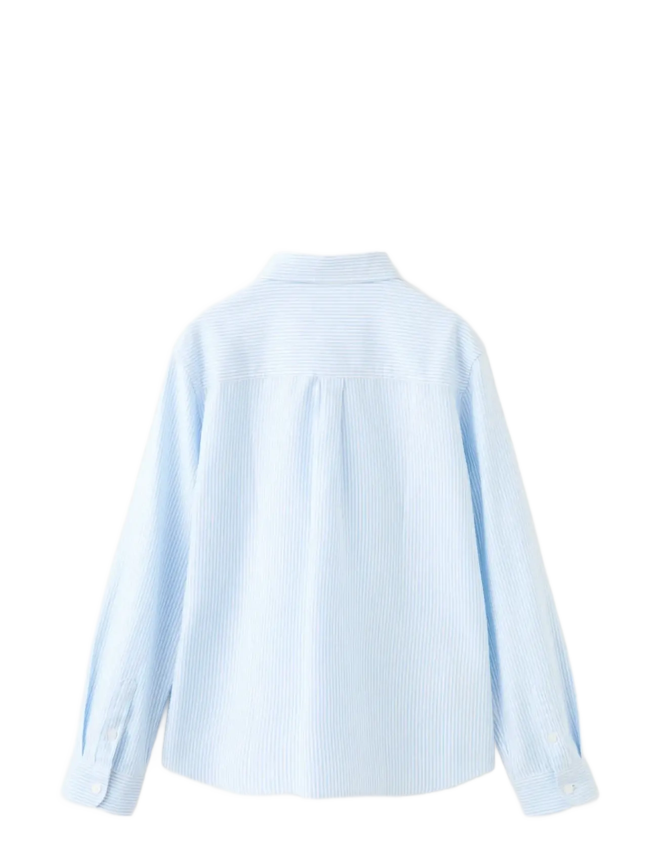 Mango - Striped Oxford shirt - langærmede skjorter - lt-pastel blue - 2