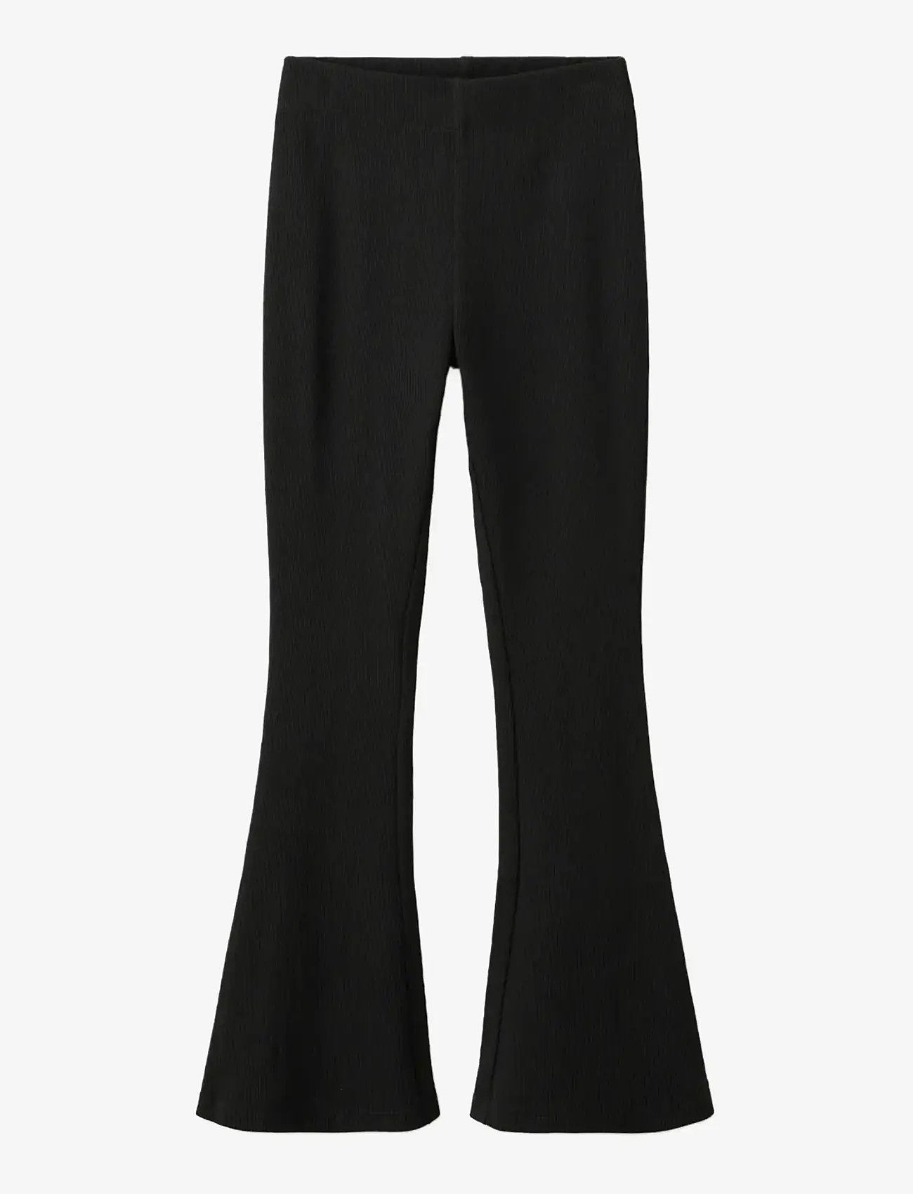Mango - Flared cotton leggings - leggings - black - 0