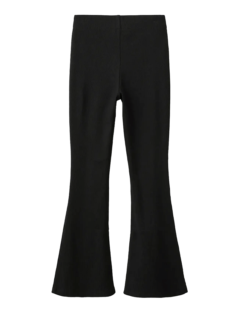 Mango - Flared cotton leggings - leggings - black - 1