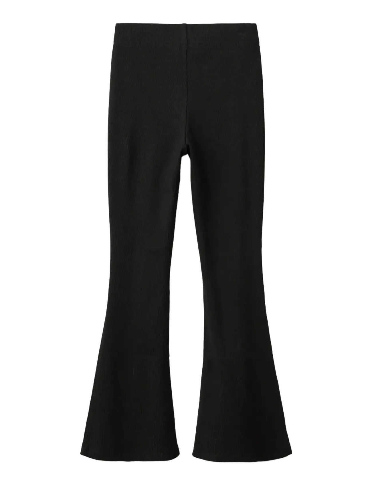 Mango - Flared cotton leggings - laveste priser - black - 1
