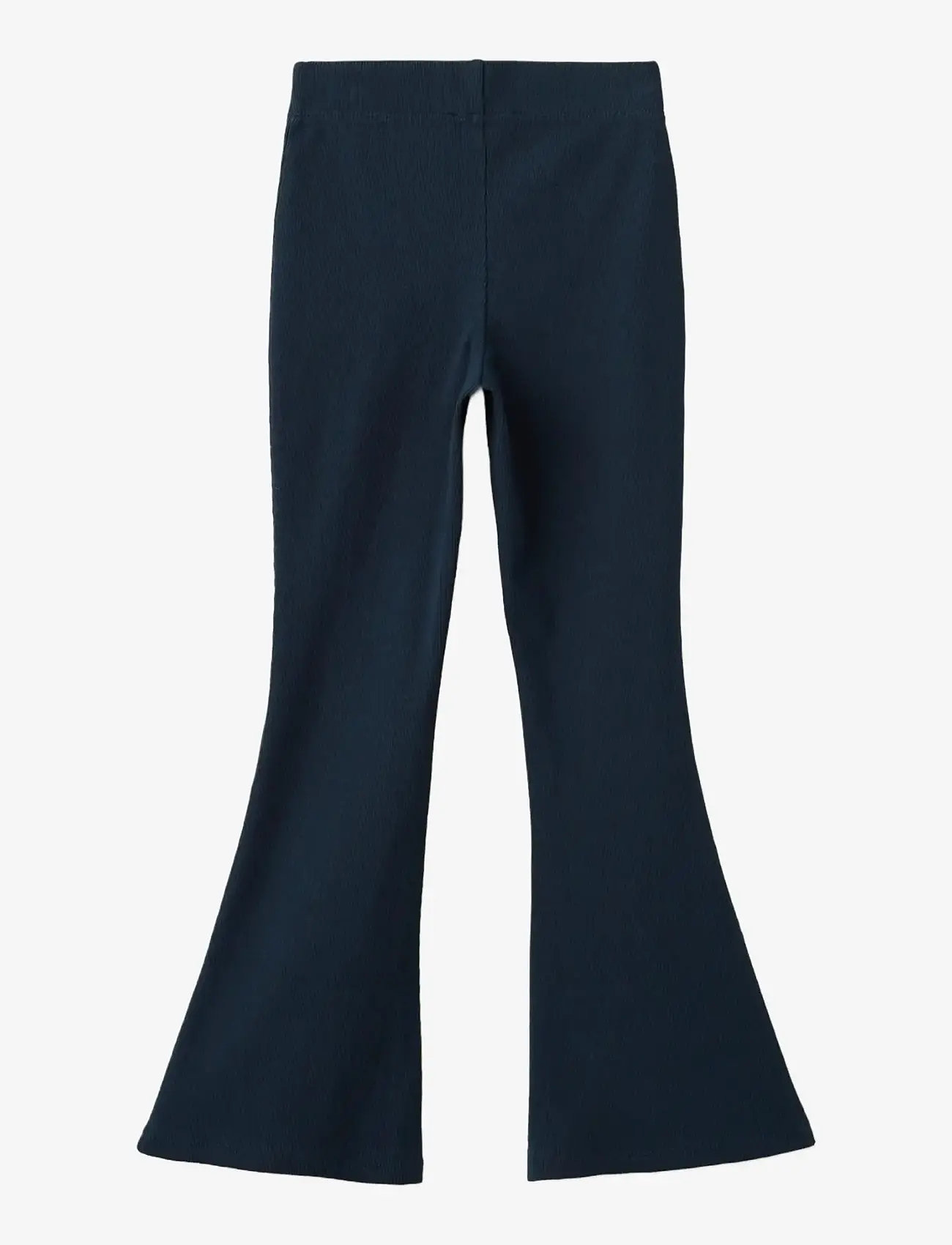 Mango - Flared cotton leggings - leggings - navy - 1