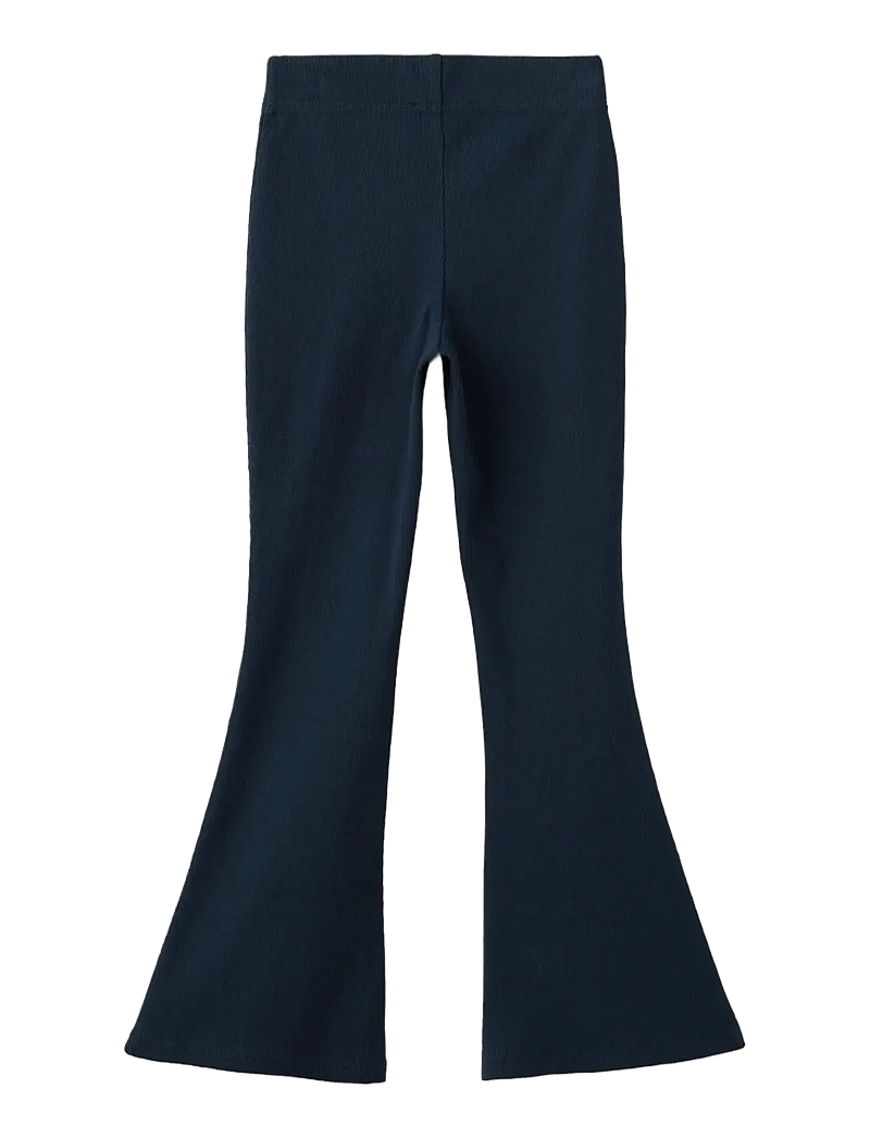 Mango - Flared cotton leggings - leggings - navy - 1
