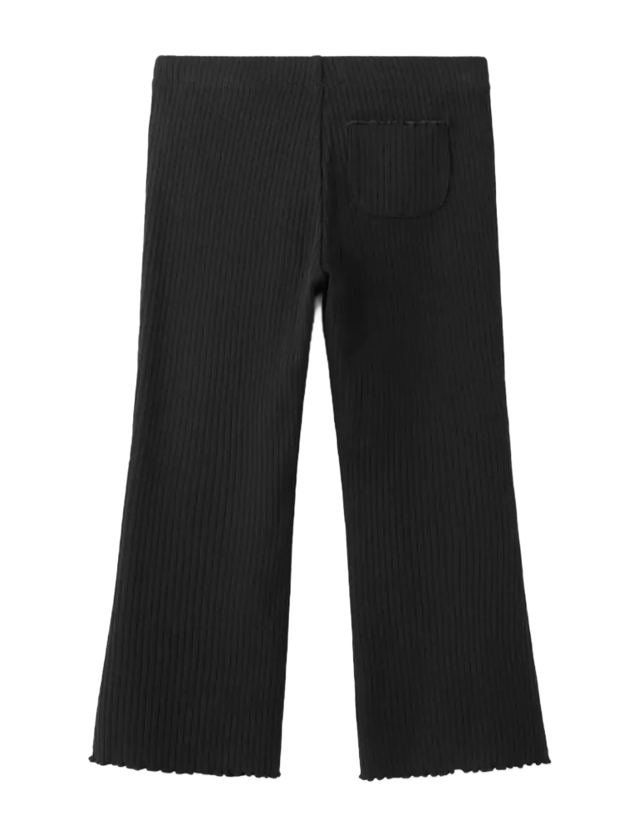 Mango - Ribbed flared leggings - leggings - black - 2