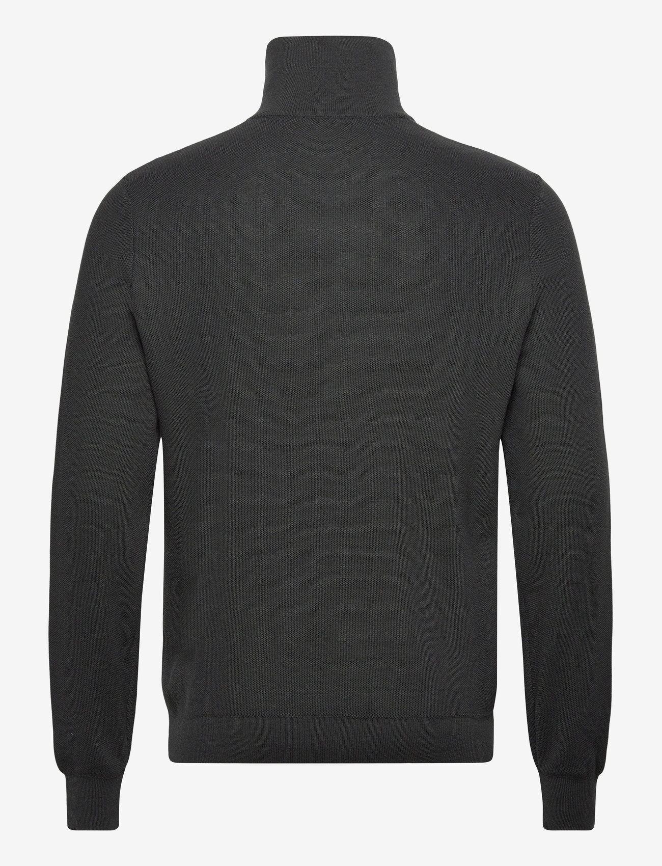 Mango - Microstructure sweater with zipper collar - halfzip strik - dark grey - 2