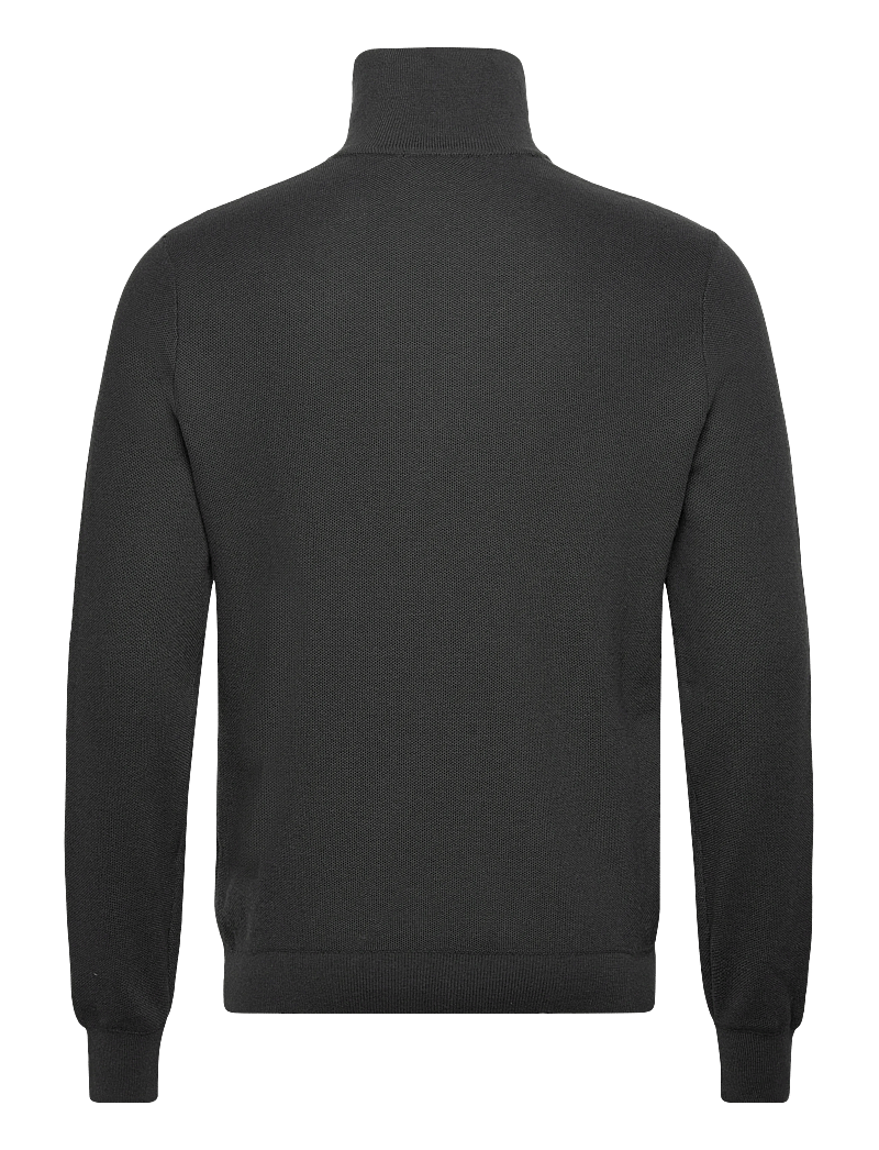 Mango - Microstructure sweater with zipper collar - halfzip strik - dark grey - 2