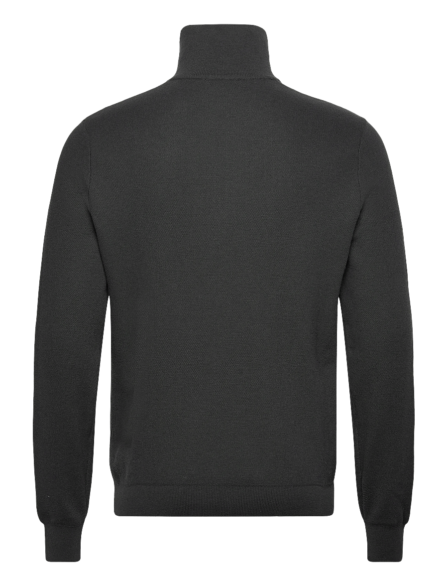 Mango - Microstructure sweater with zipper collar - half zip-tröjor - dark grey - 2