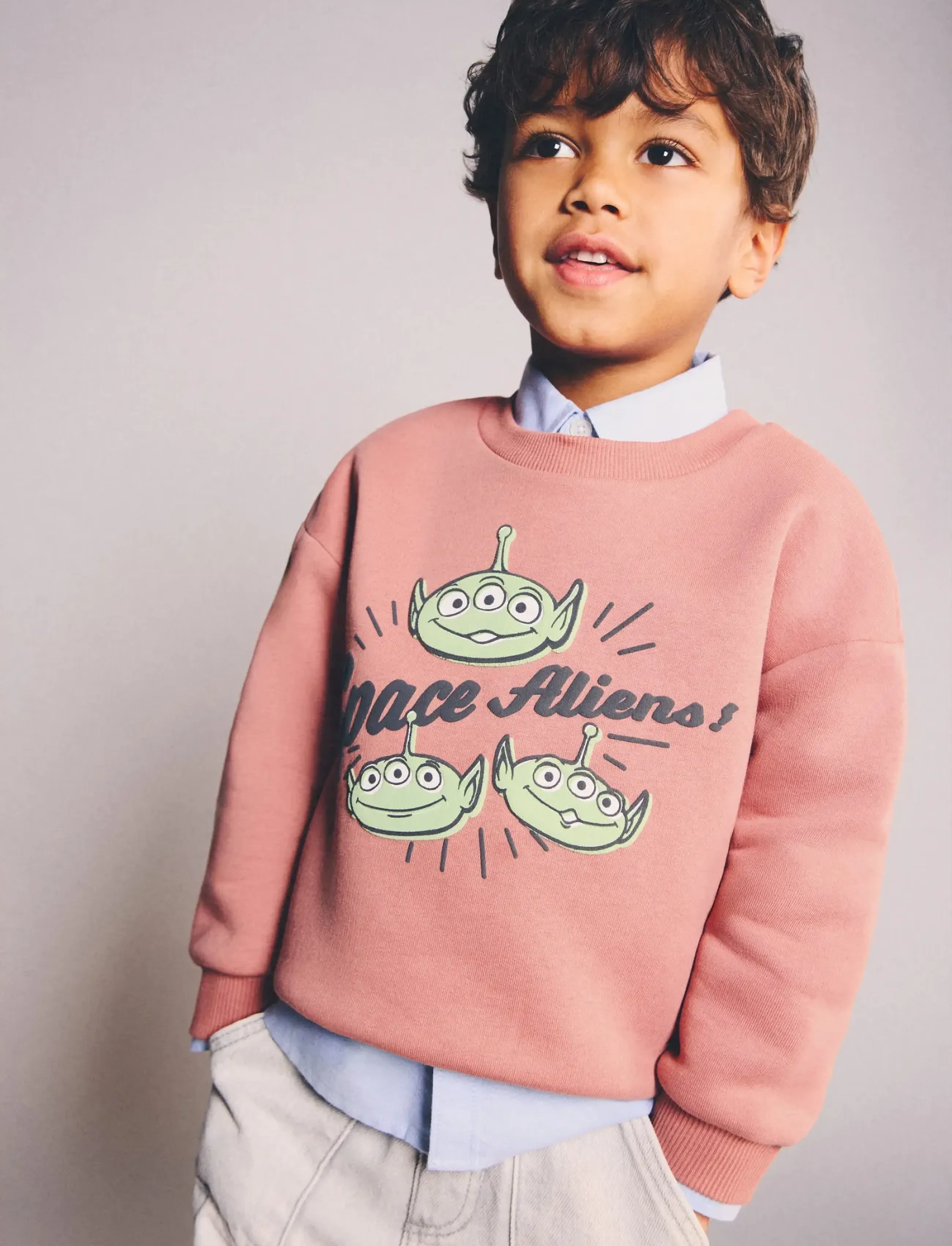 Mango Toy Story sweatshirt - Mango - MEDIUM ORANGE / pink/rose