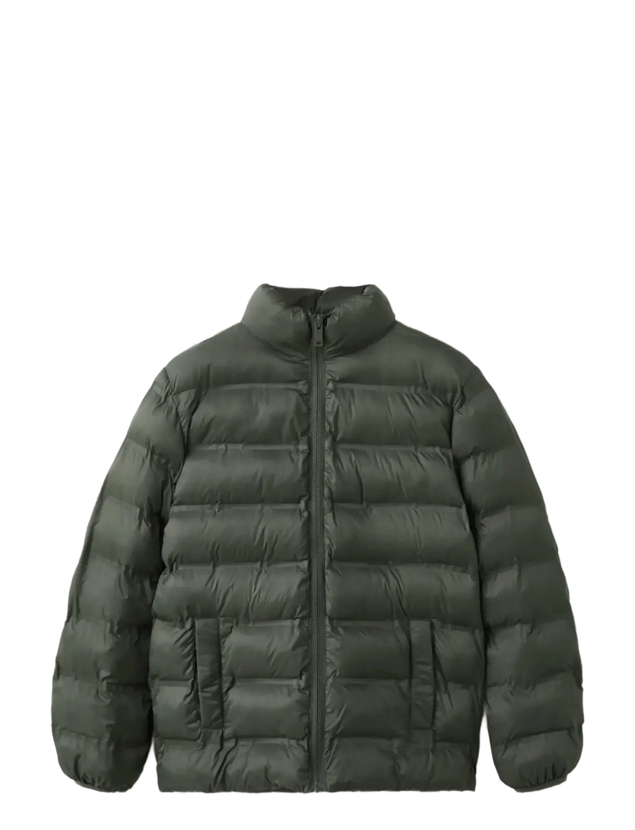 Mango Quilted Jacket, 116, Jackets & Coats, Khakigrün - Puffer Padded, Kinder