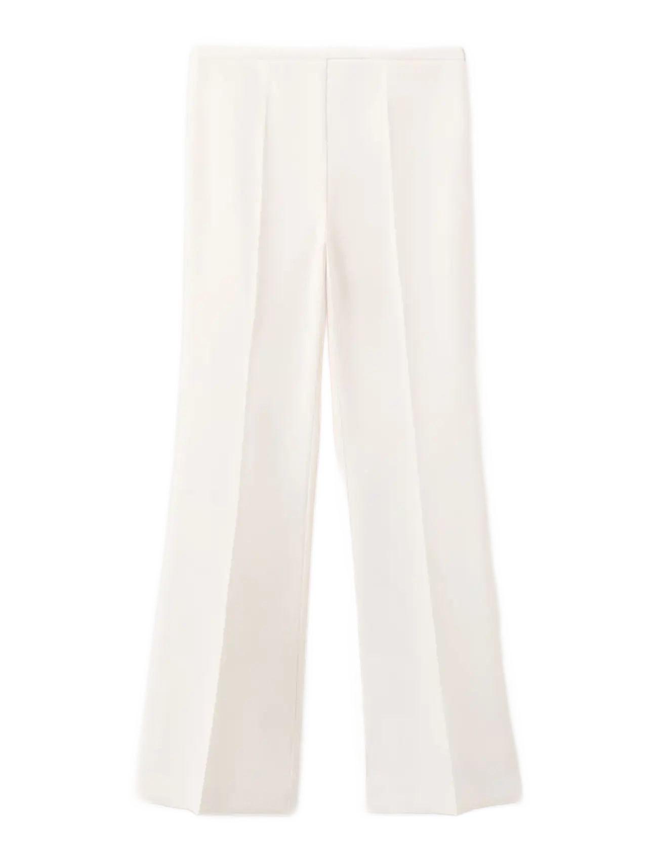MANGO High-Waist Anzüge Hosen Cream - 36 - Damen