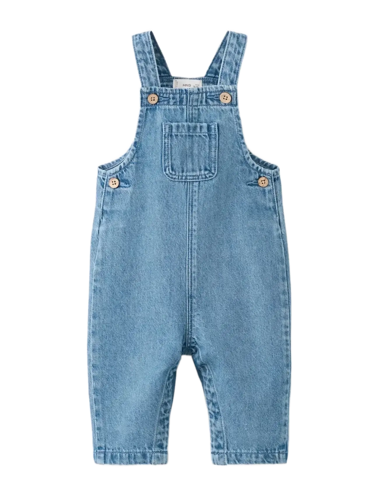 Mango Denim pockets dungarees - Byxdress - OPEN BLUE / blue