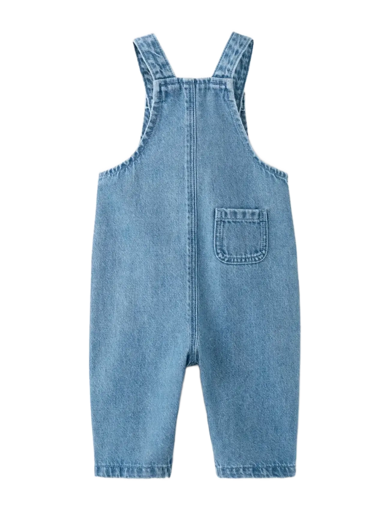 Mango - Denim pockets dungarees - buksedragter - open blue - 1