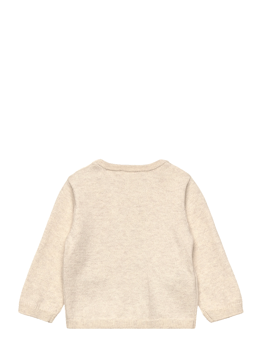 Mango - Knit pocket sweater - trøjer - lt pastel brown - 1