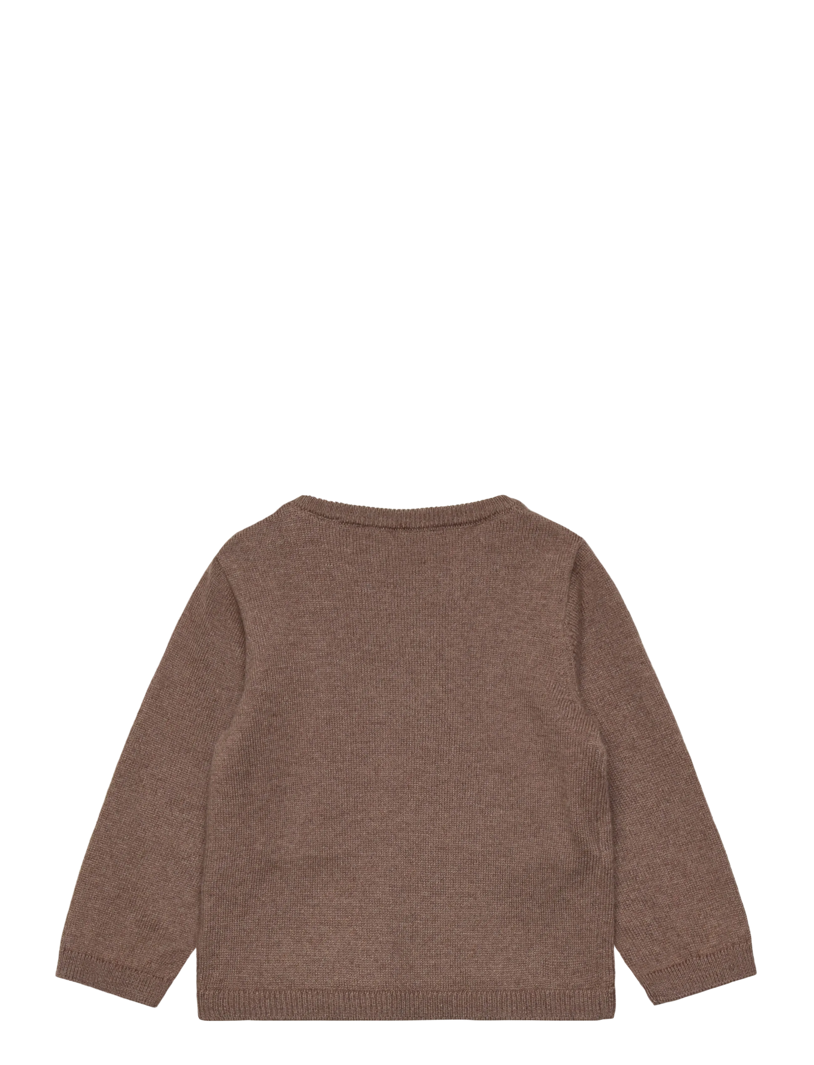 Mango - Knit pocket sweater - stickade tröjor - medium brown - 1