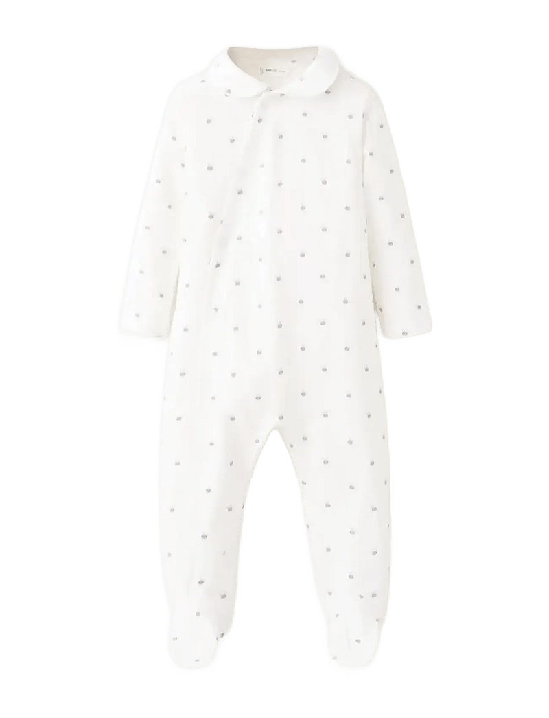 Mango - Printed long pyjamas - sovoveraller - natural white - 0