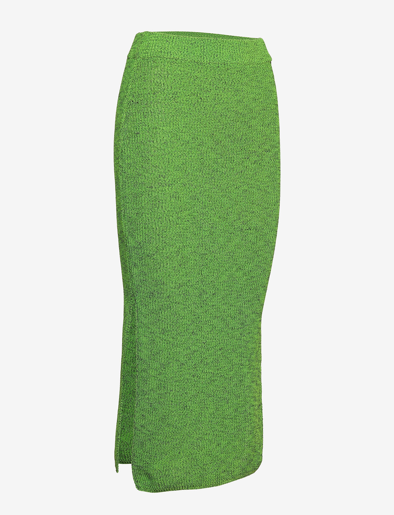 Mango - Slit knitted skirt - green - 3