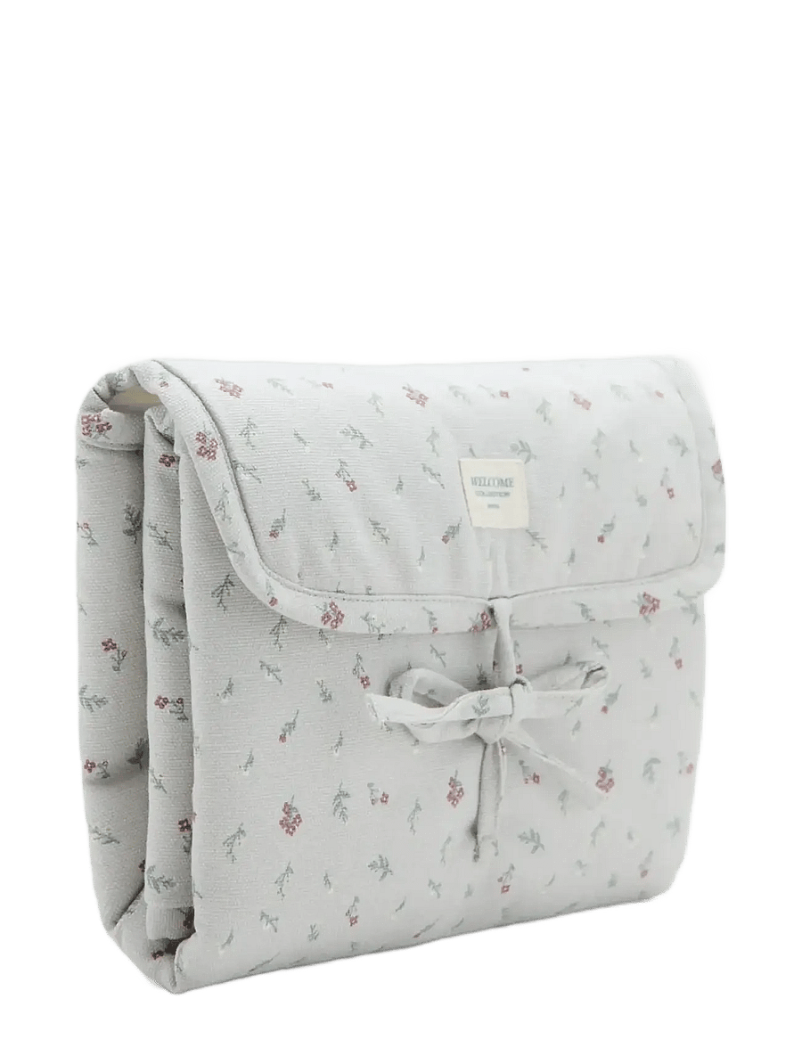 Mango - Floral travel changing mat - gode sommertilbud - grey - 1