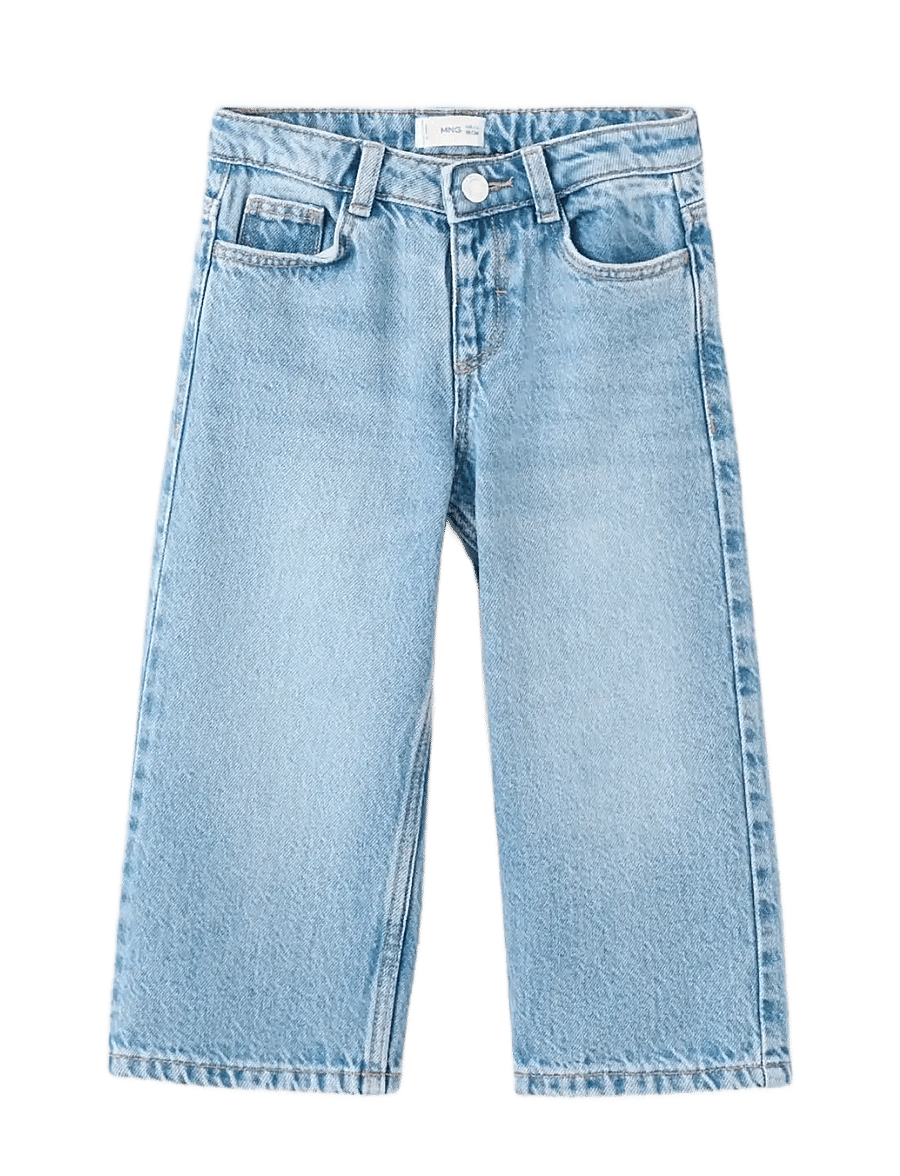 Mango - Wide leg long jeans - vida jeans - open blue - 0