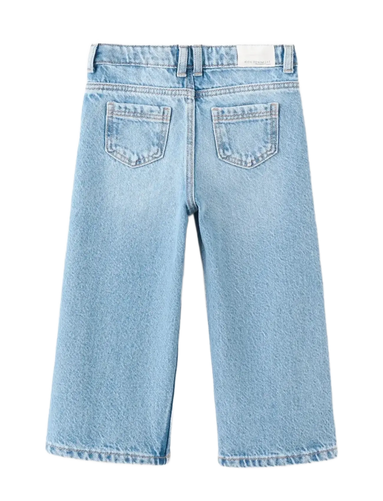 Mango - Wide leg long jeans - brede jeans - open blue - 1