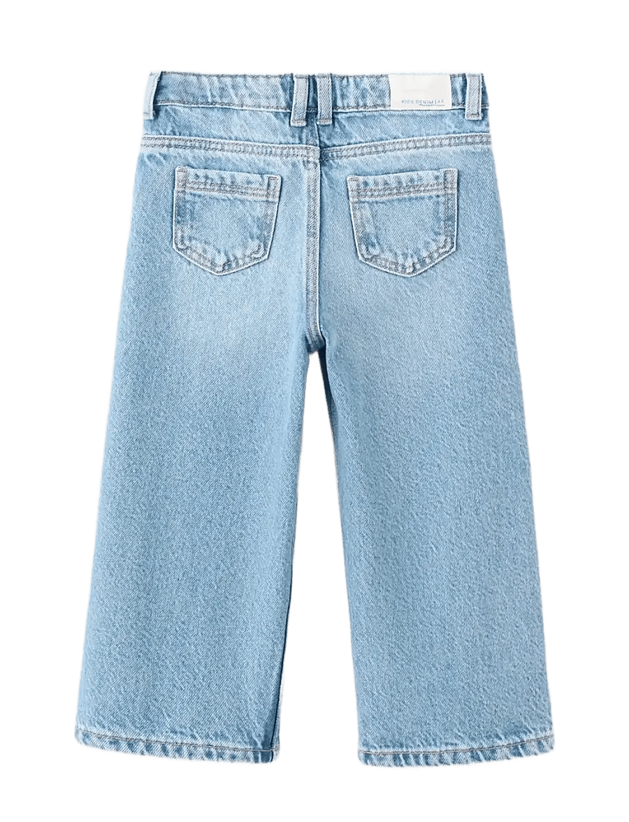Mango - Wide leg long jeans - vida jeans - open blue - 1