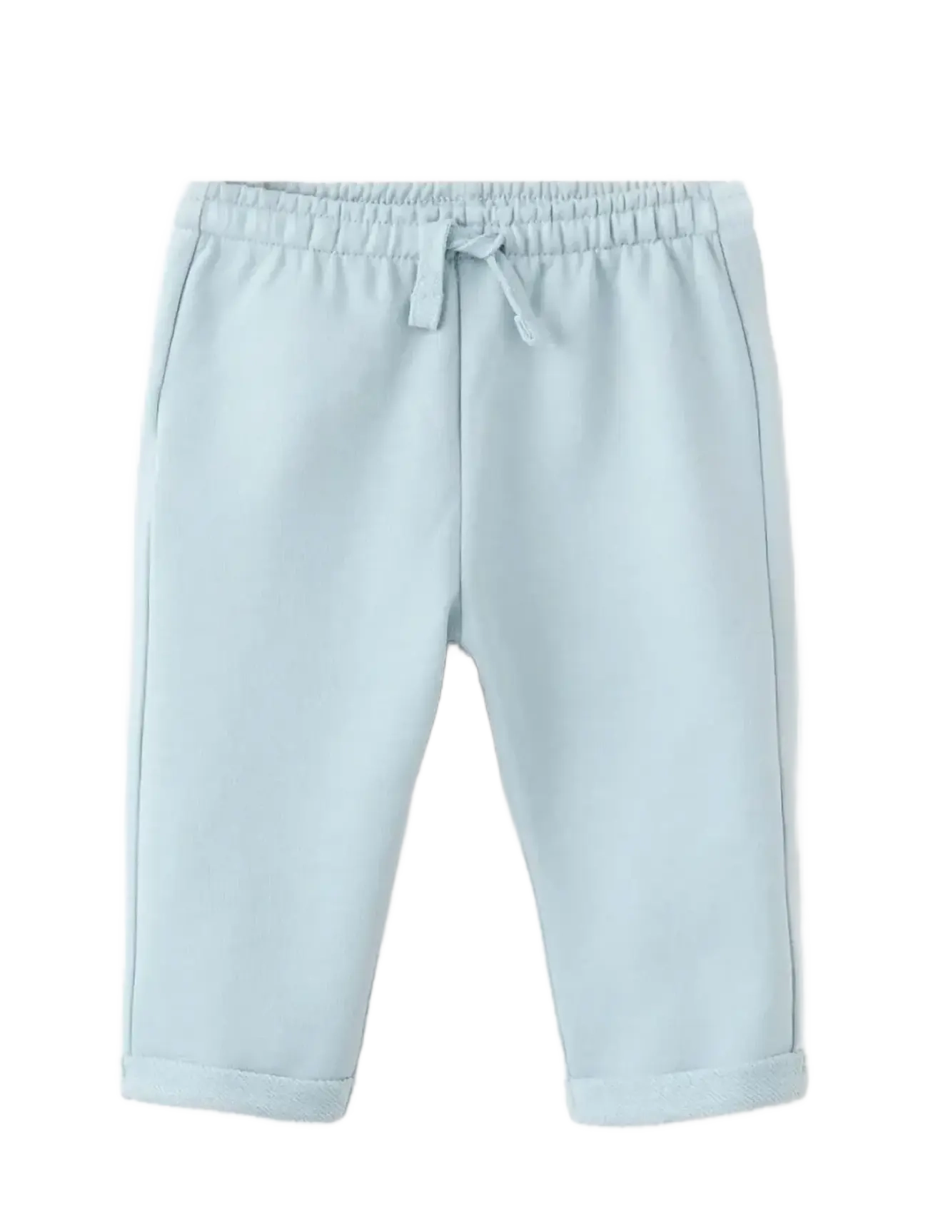 Mango - Cord cotton jogger - sweatpants - lt-pastel blue - 0