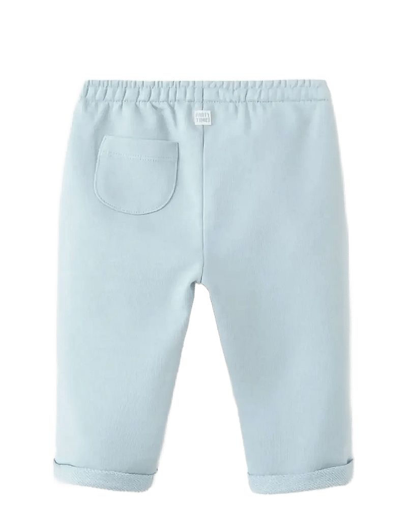 Mango - Cord cotton jogger - mjukisbyxor - lt-pastel blue - 1