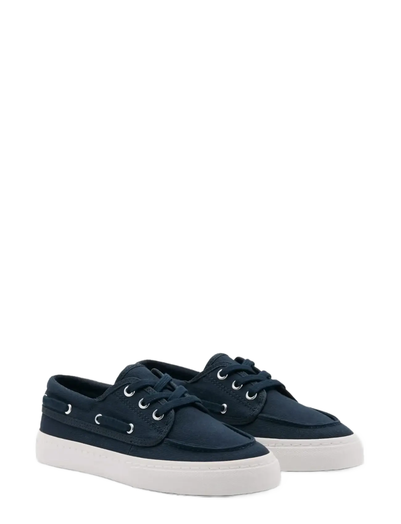 Mango - Nautical lace-up shoes - låga sneakers - medium blue - 1