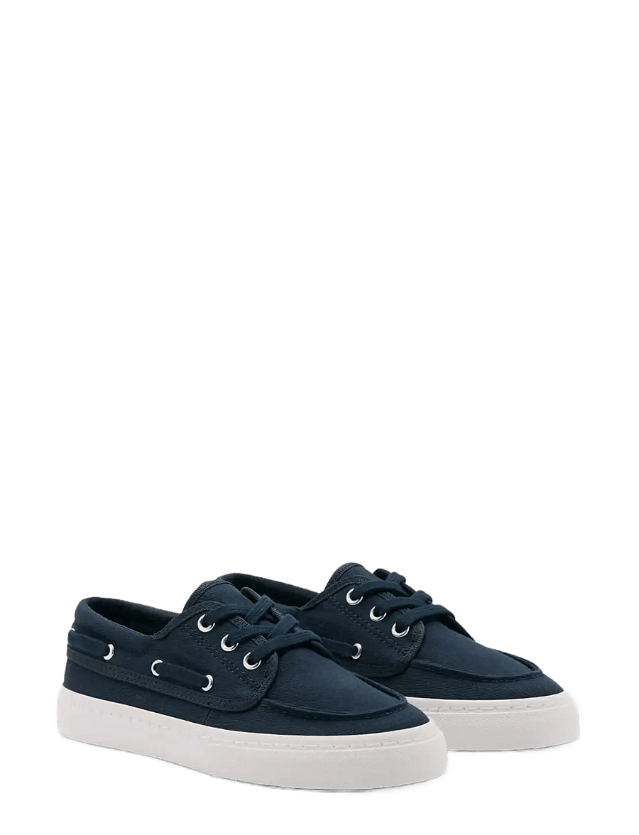 Mango - Nautical lace-up shoes - låga sneakers - medium blue - 1