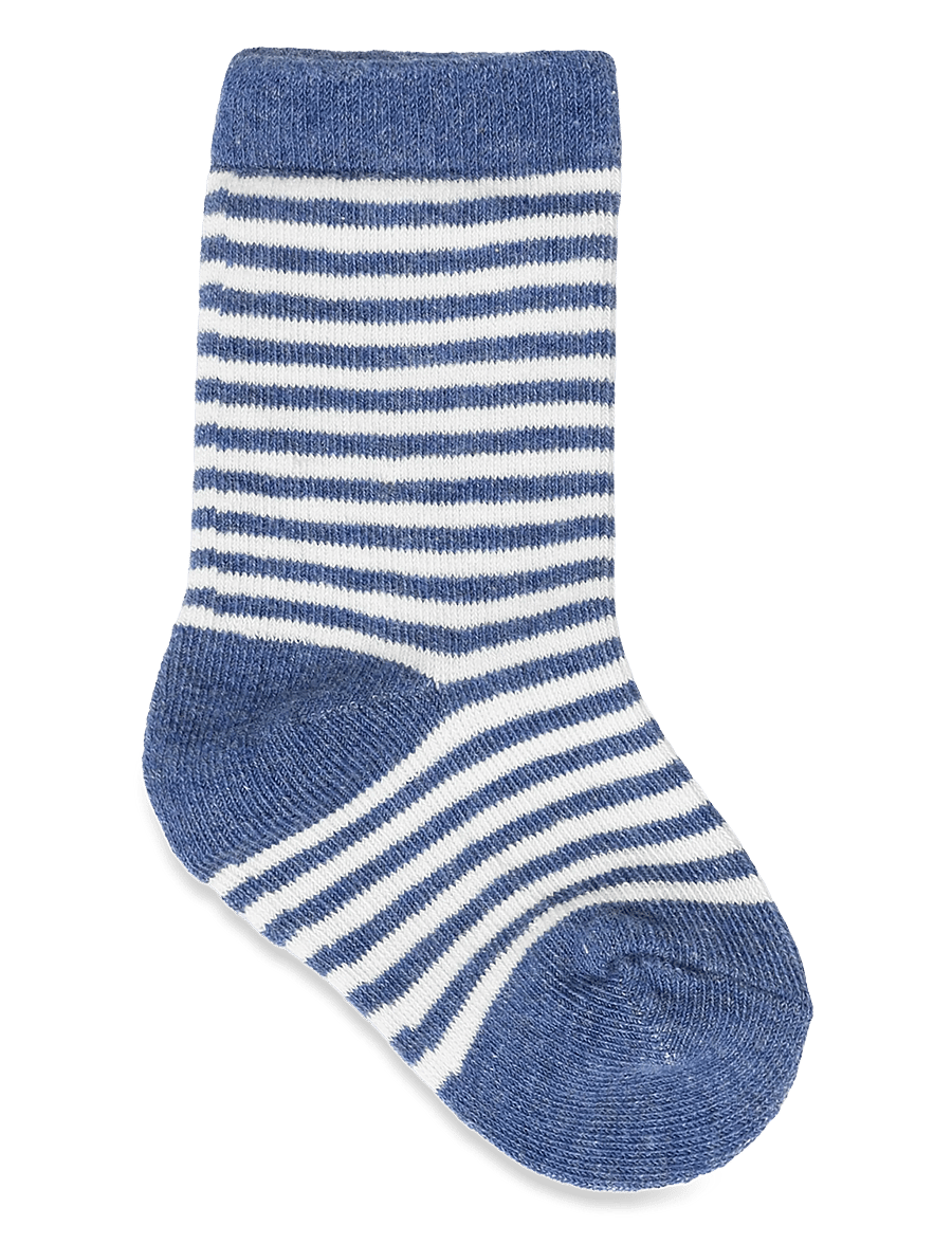 Mango - 2 pack mixed socks - babysokker - medium blue - 3