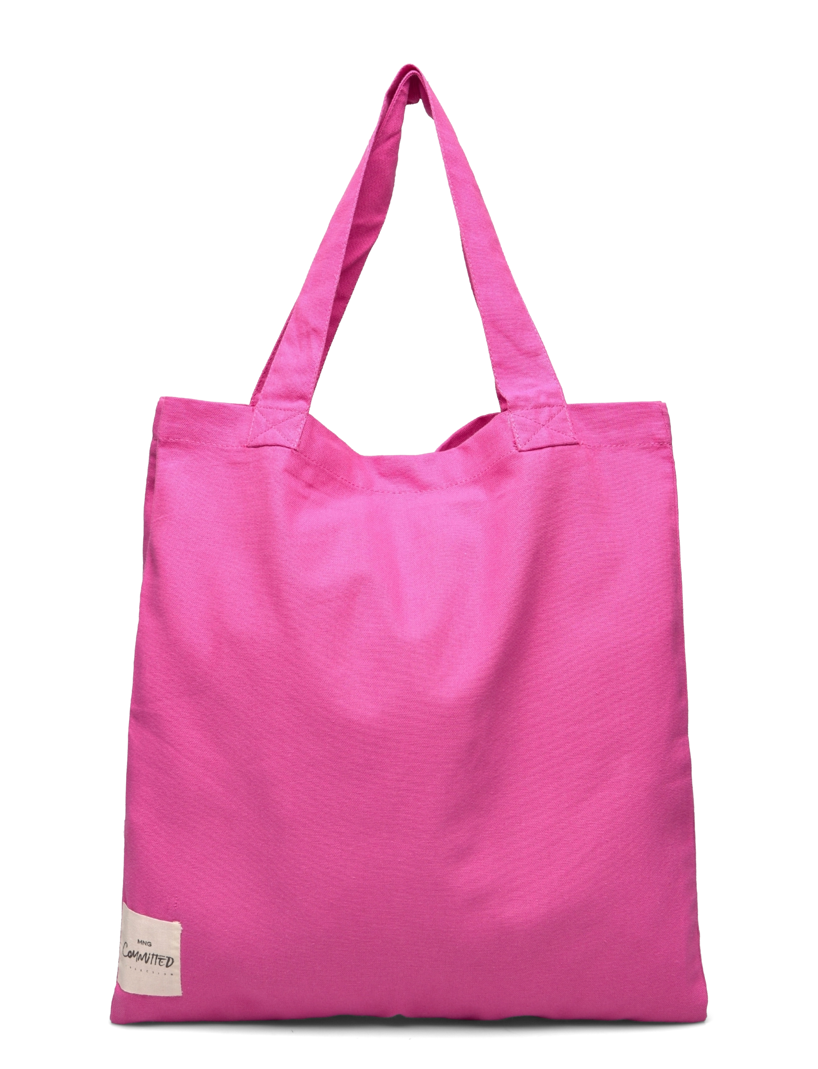 Cotton shopper bag - FUCHSIA