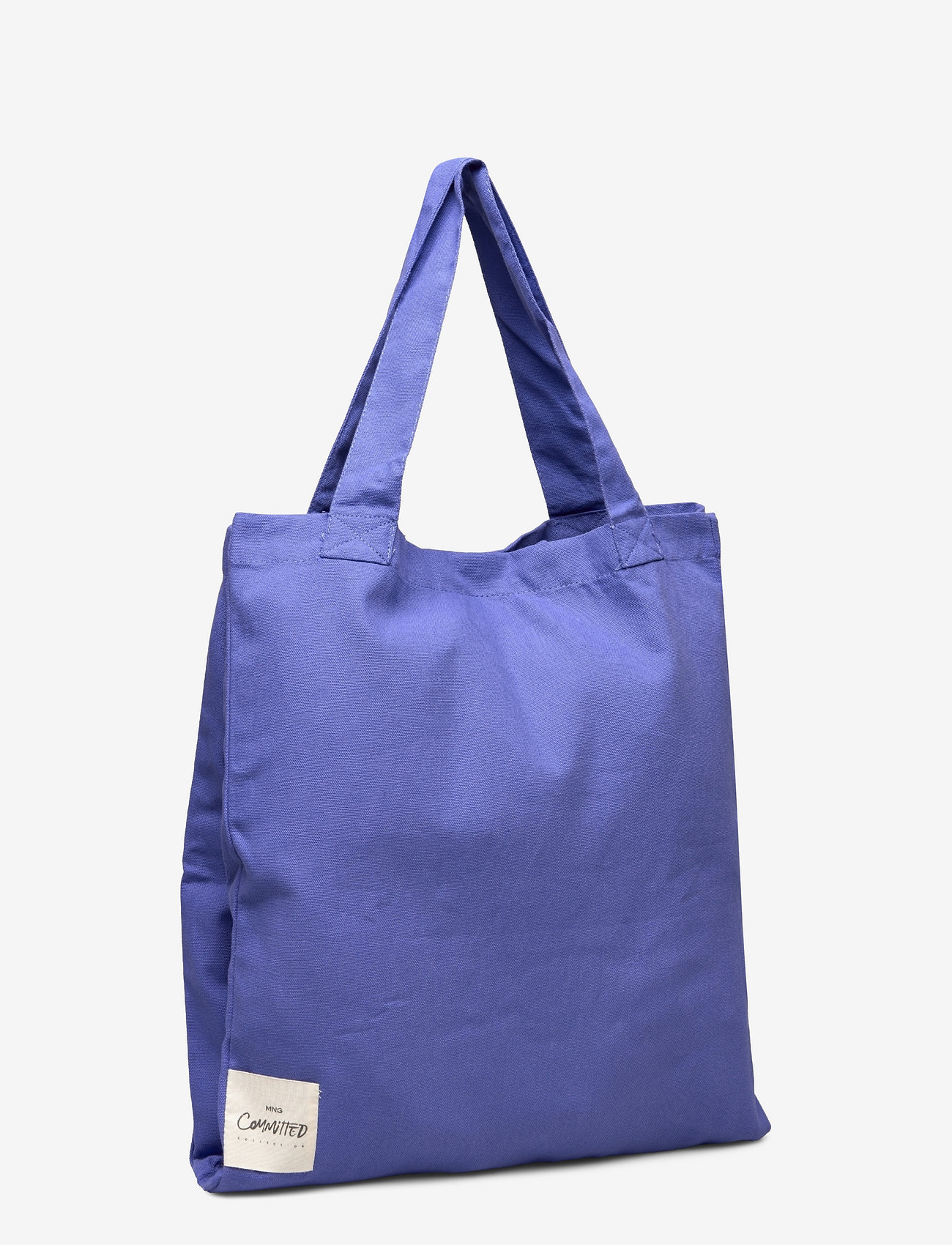 Mango - Cotton shopper bag - electirc blue - 5