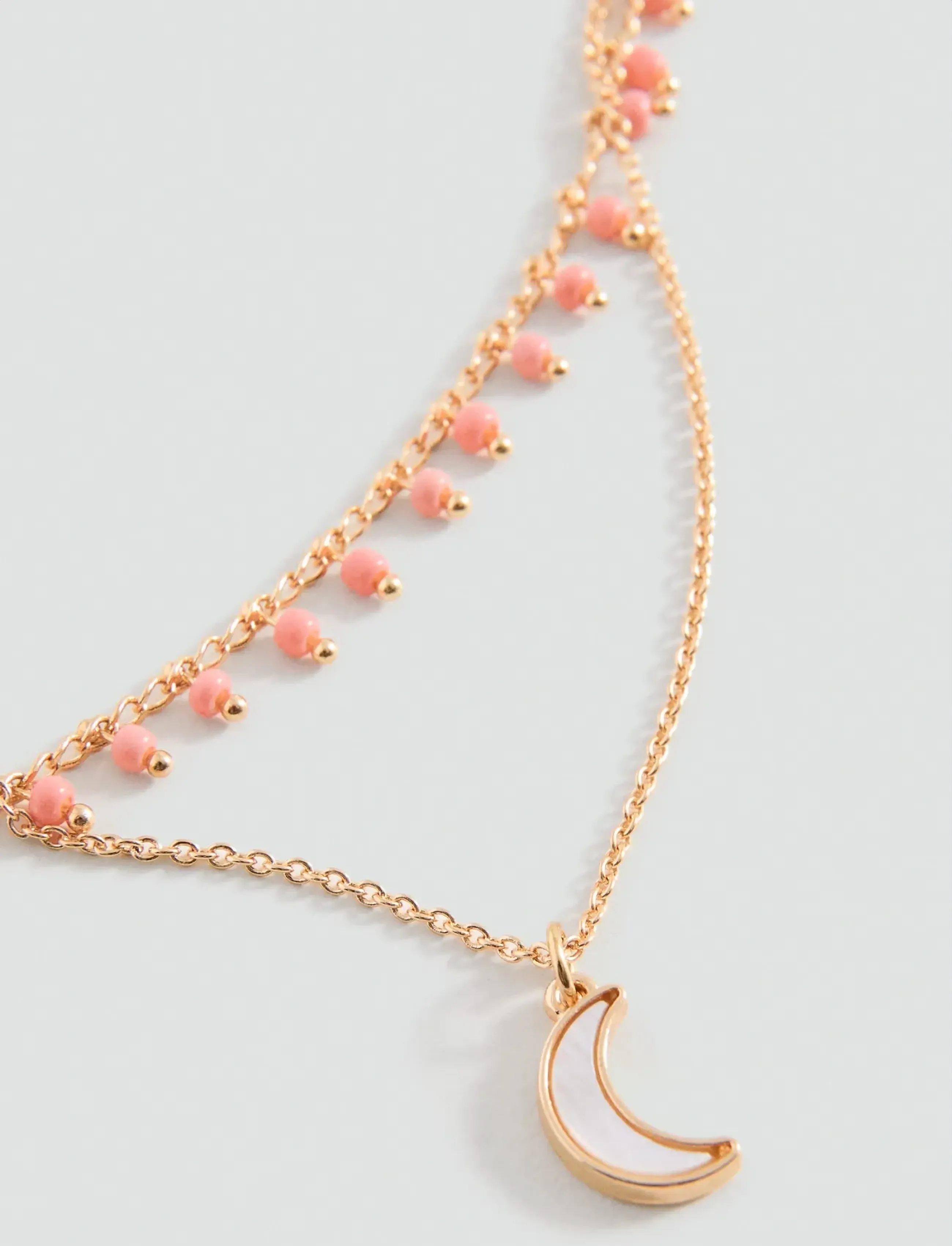 Mango - 2 pack of necklaces - ketten mit anhänger - gold - 1