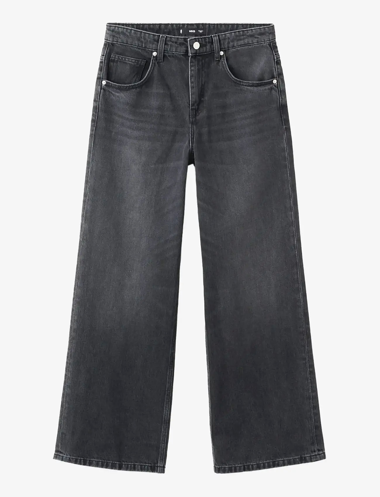 Mango - Mid-rise straight jeans - raka jeans - open grey - 1