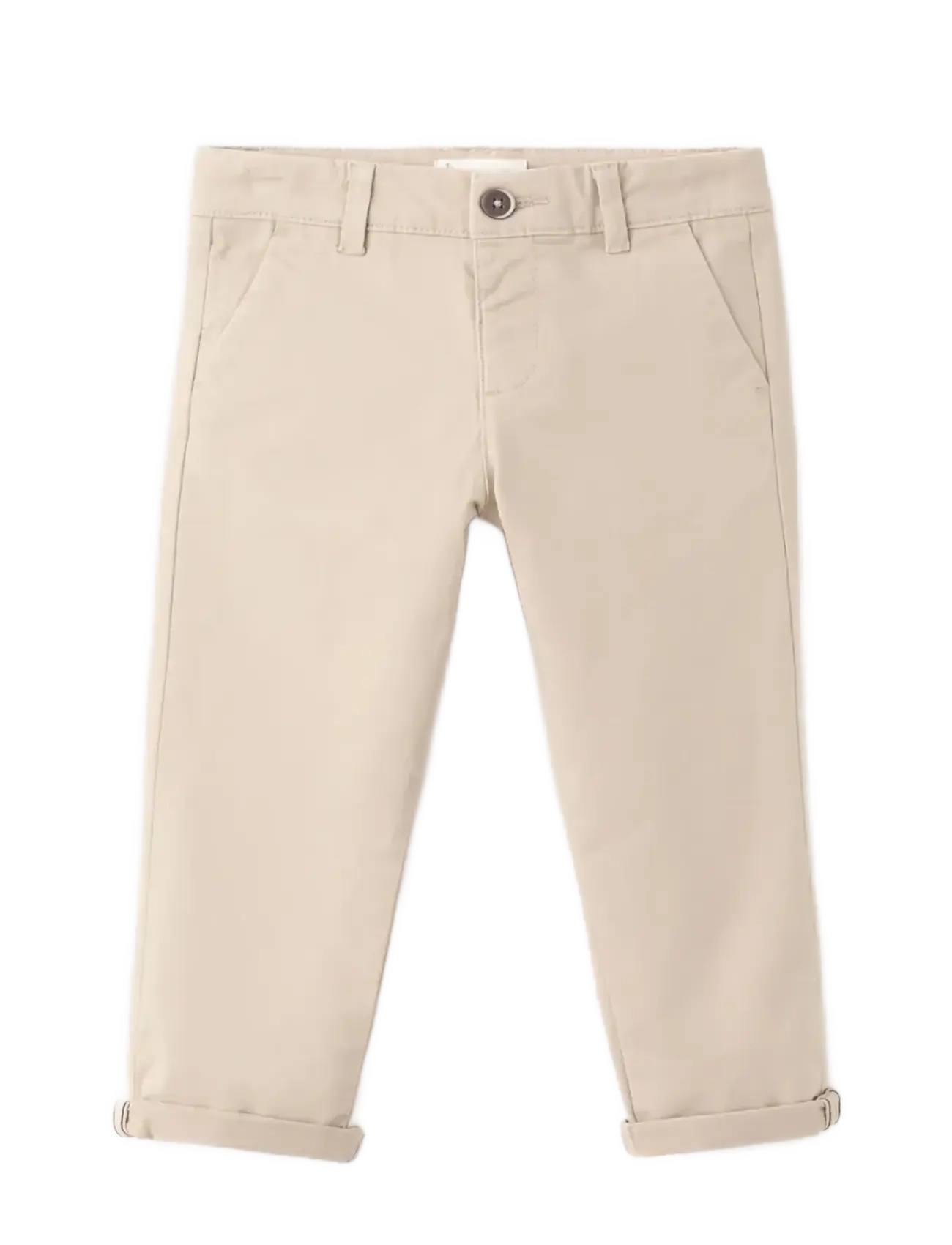 Mango Cotton Chinos, 12-18M, Unterteile, Beige - Kinder