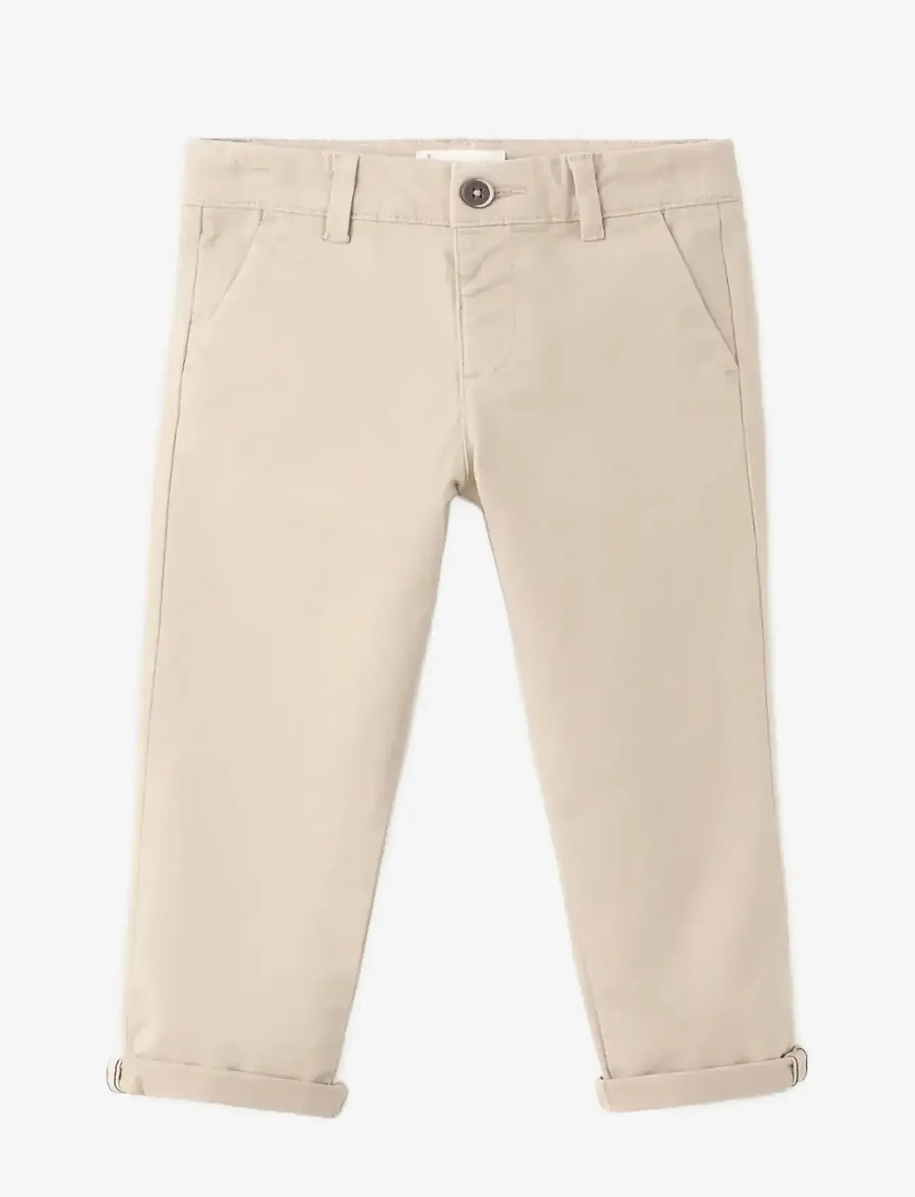Mango - Cotton chinos - chinos - light beige - 0