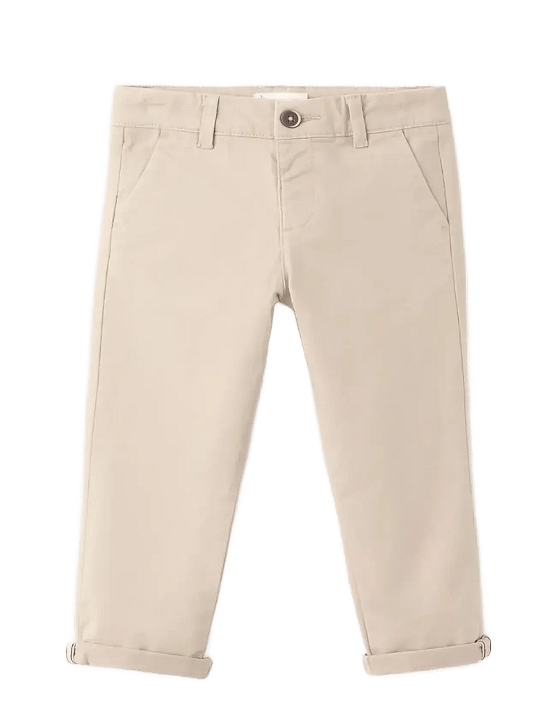 Mango - Cotton chinos - chinos - light beige - 0