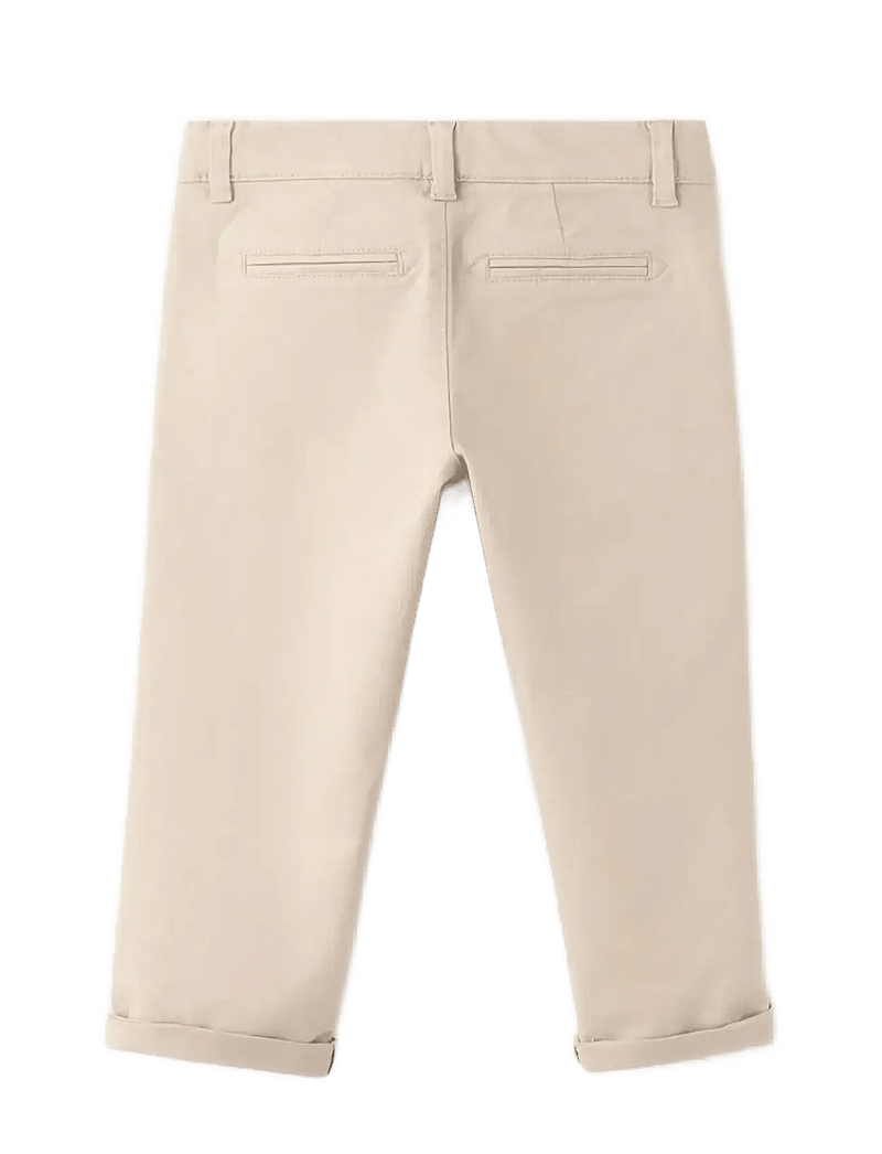 Mango - Cotton chinos - chinos - light beige - 1