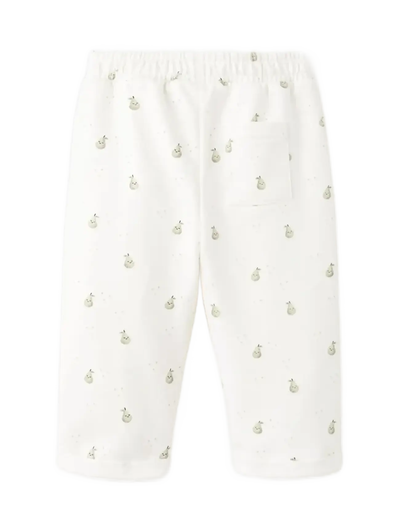 Mango - Printed cotton joggers - sweatpants - natural white - 1