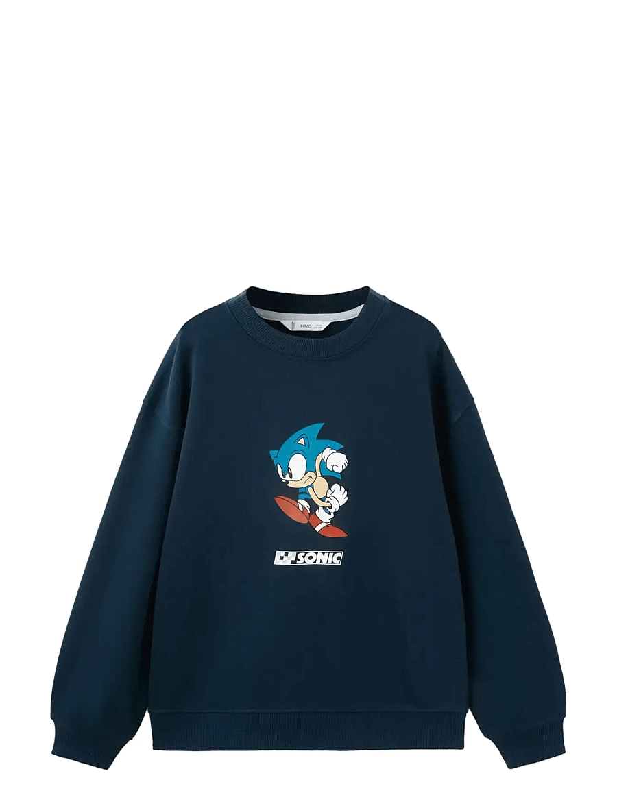 Mango - Sonic hoodie - sweatshirts - navy - 0