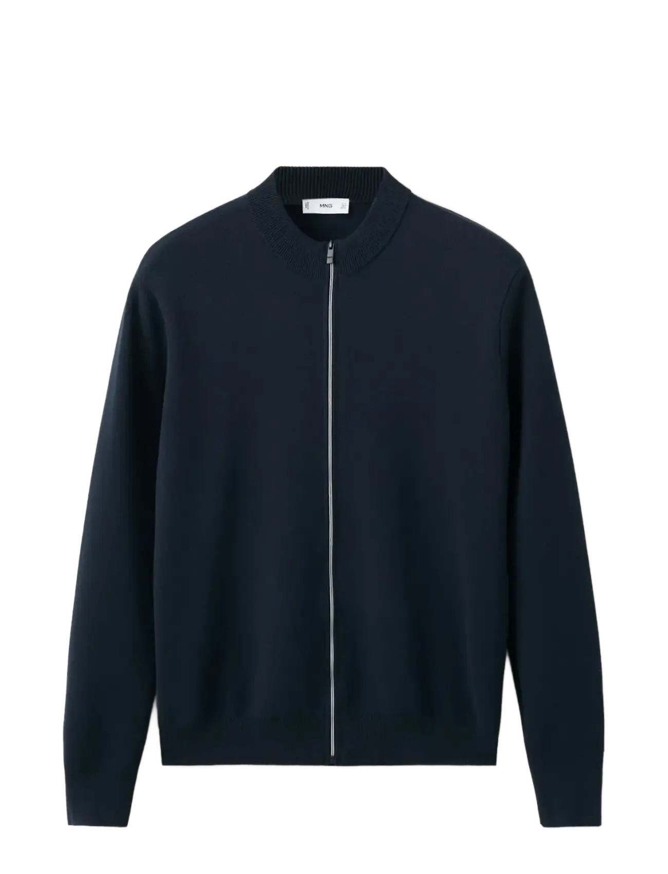 Mango Comfort stretch knit cardigan - Cardigans - NAVY / navy