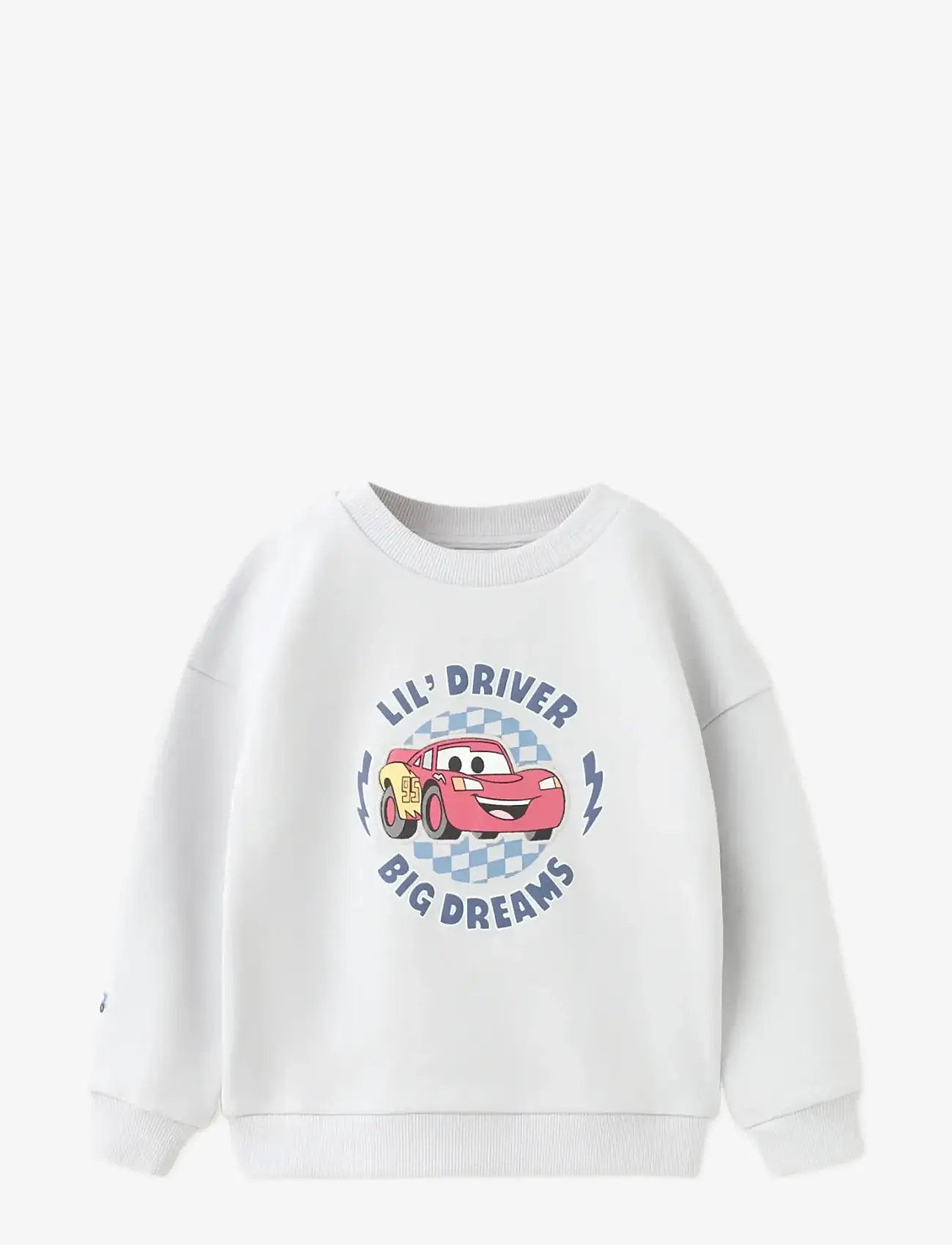 Mango - Cars cotton sweatshirt - sweatshirts - grey - 0