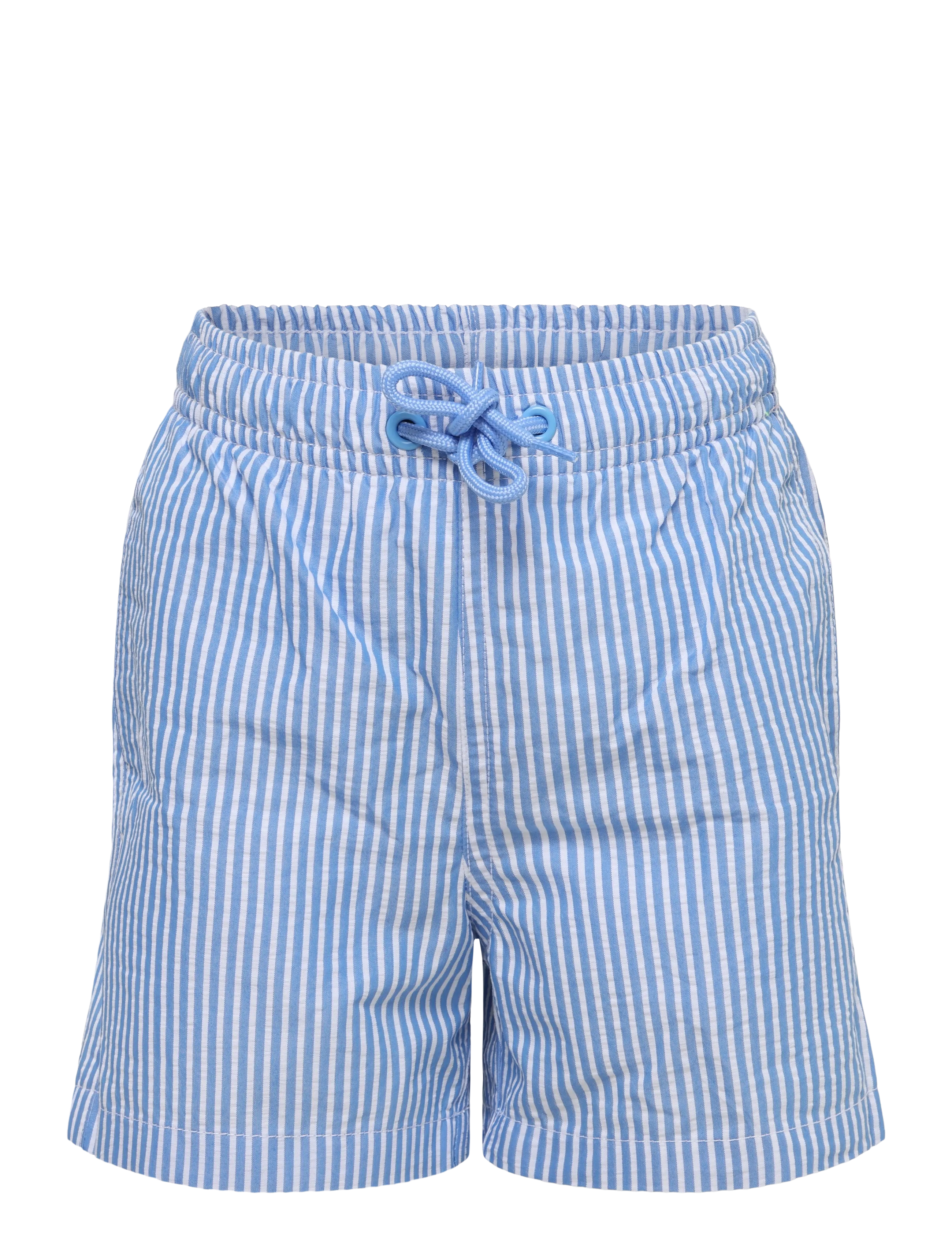 Mango Seersucker striped swimsuit - Badshorts - MEDIUM BLUE / blue