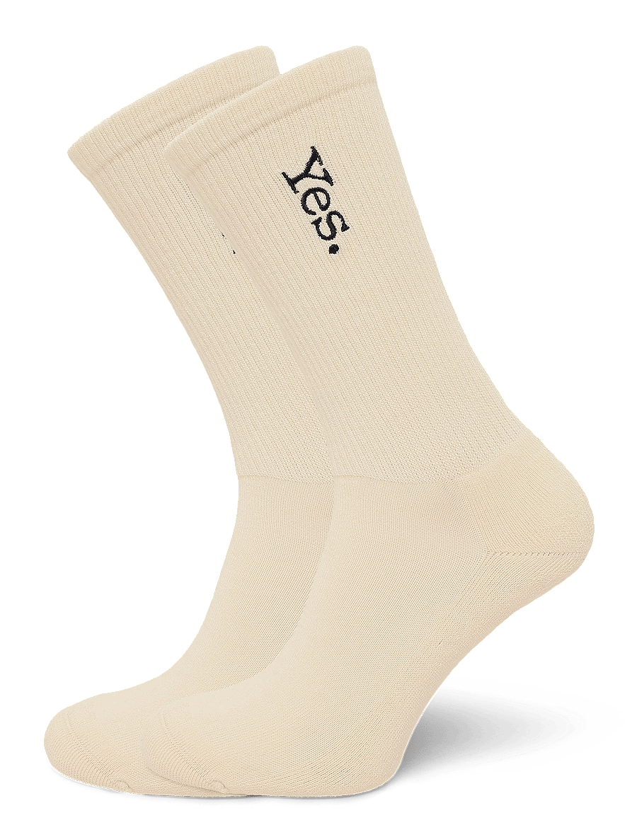 Mango - Embroidered cotton socks - sokker - natural white - 0