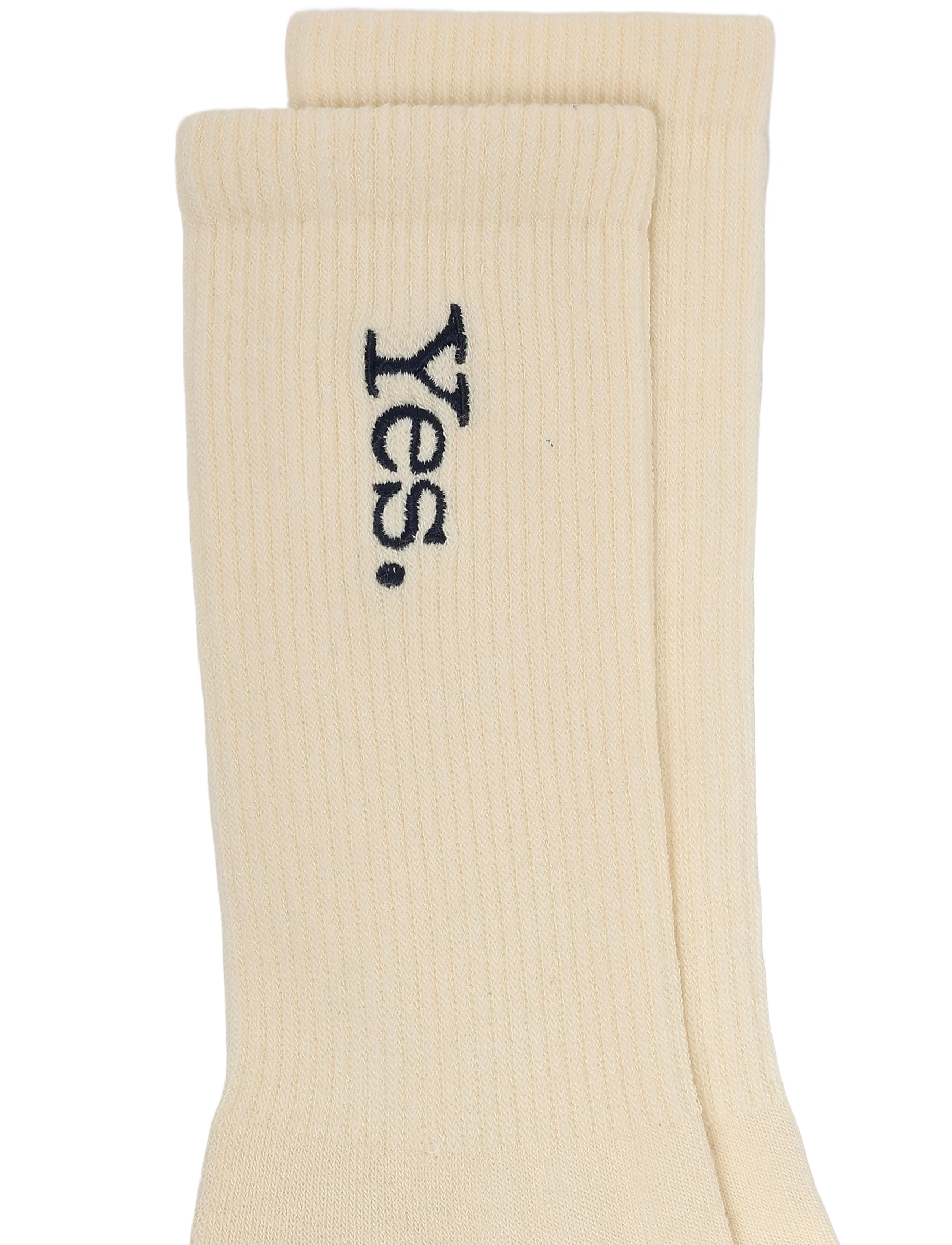 Mango - Embroidered cotton socks - sokker - natural white - 2