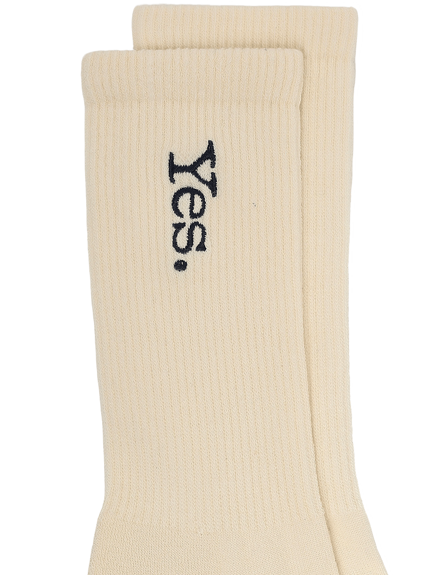 Mango - Embroidered cotton socks - sokker - natural white - 2