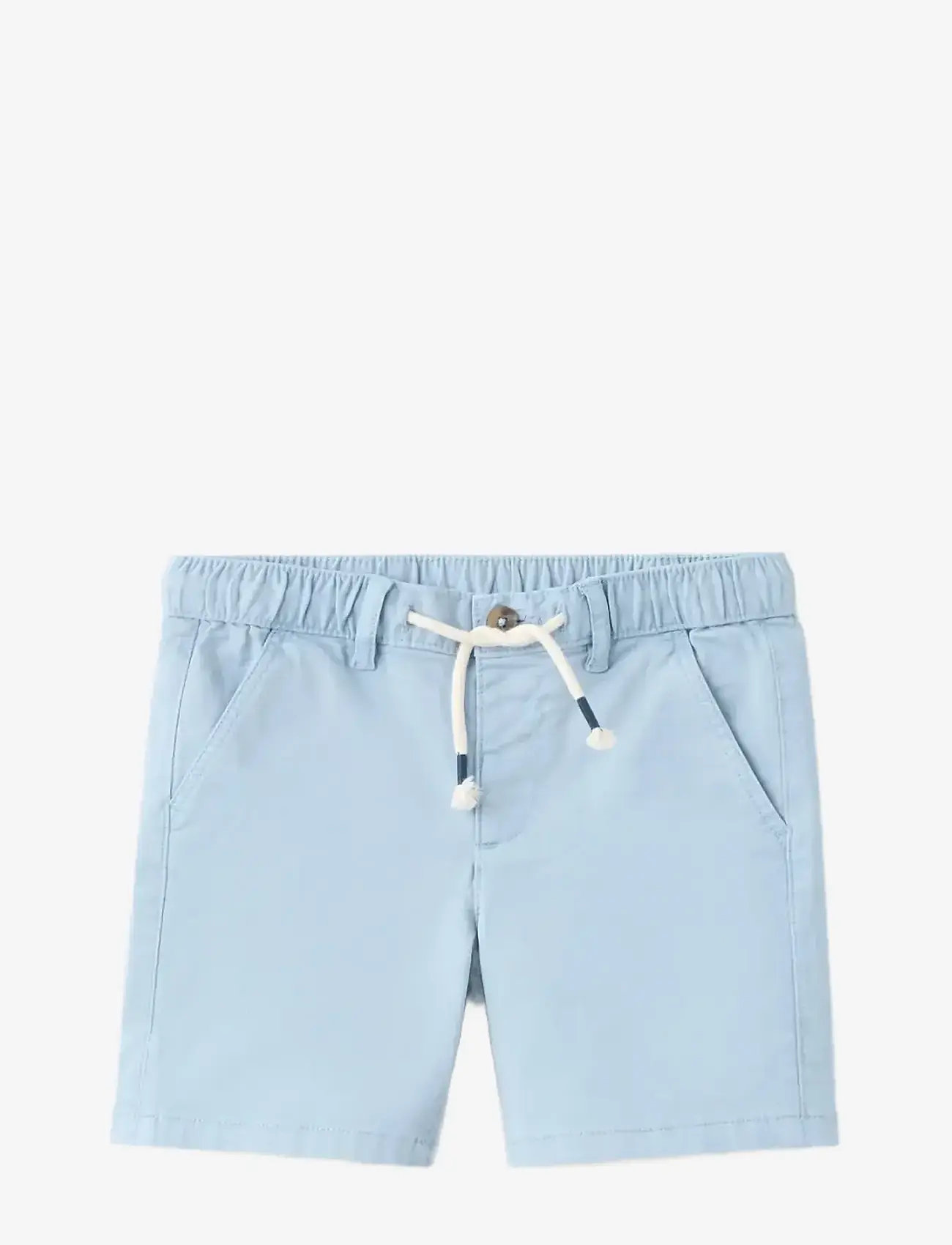Mango - Cotton shorts with drawstring - rennot shortsit - lt-pastel blue - 0