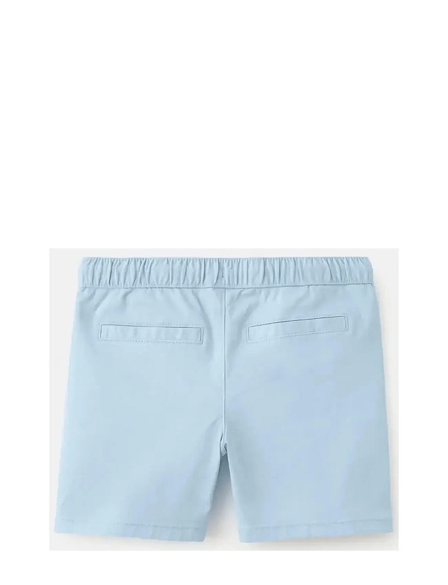 Mango - Cotton shorts with drawstring - casual shorts - lt-pastel blue - 1
